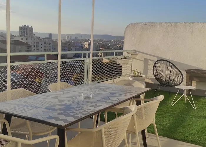 Le Rooftop De La Belle De Mai - T3 60M2 Avec Vue